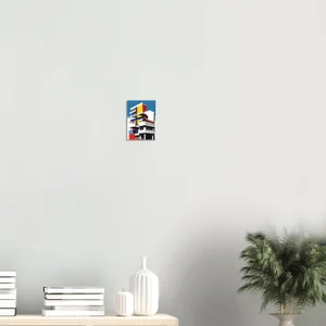 Contre-Plongée, affiche architecture Bauhaus – 13x18 cm (7)