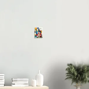 Cité Verticale, affiche Bauhaus architecture – 13x18 cm (8)