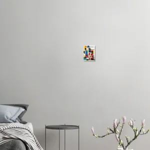 Cité Verticale, affiche Bauhaus architecture – 13x18 cm