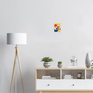 Le Veilleur, affiche Bauhaus abstraite – 13x18 cm (6)